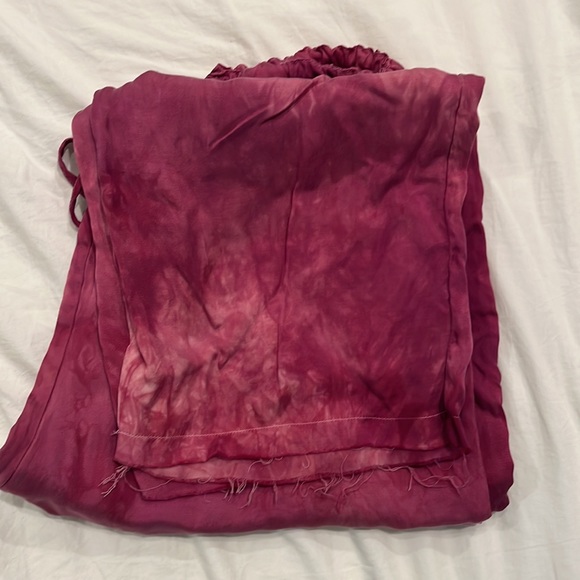 Love Tanjane cozy, drawstring cropped raw edge hem pants! - Picture 4 of 4